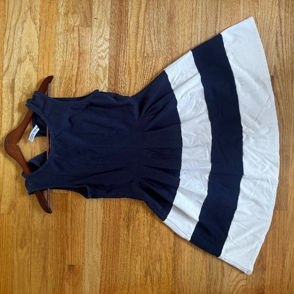 Navy blue mini dress